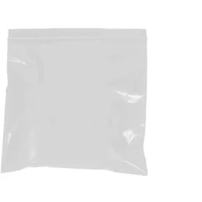 9" x 12" - 2 mil White Reclosable Poly Bags