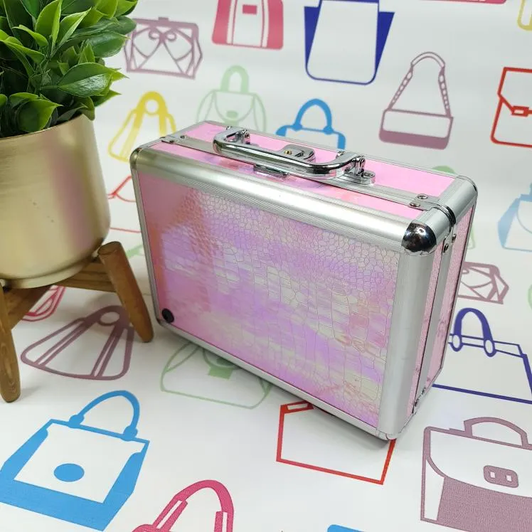 Aluminum Makeup Box with Lights