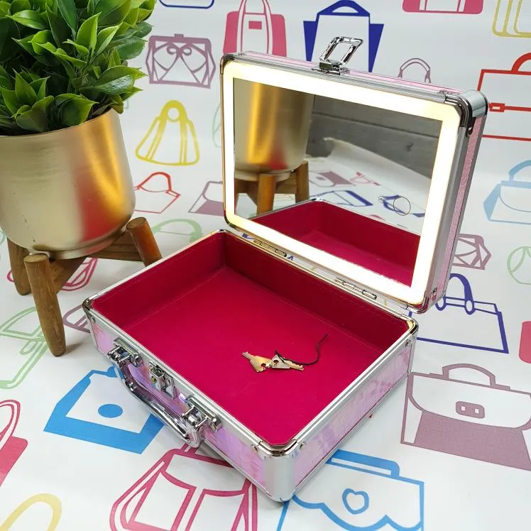 Aluminum Makeup Box with Lights