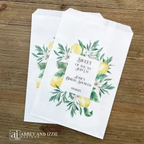 Amalfi Coast Bridal Shower Favor Bags