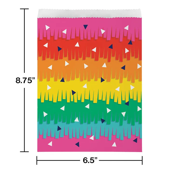 Bulk Fiesta Fun Paper Treat Bags (120 per Case)