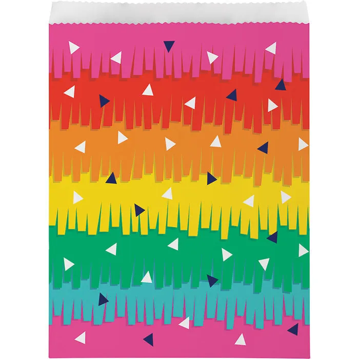 Bulk Fiesta Fun Paper Treat Bags (120 per Case)