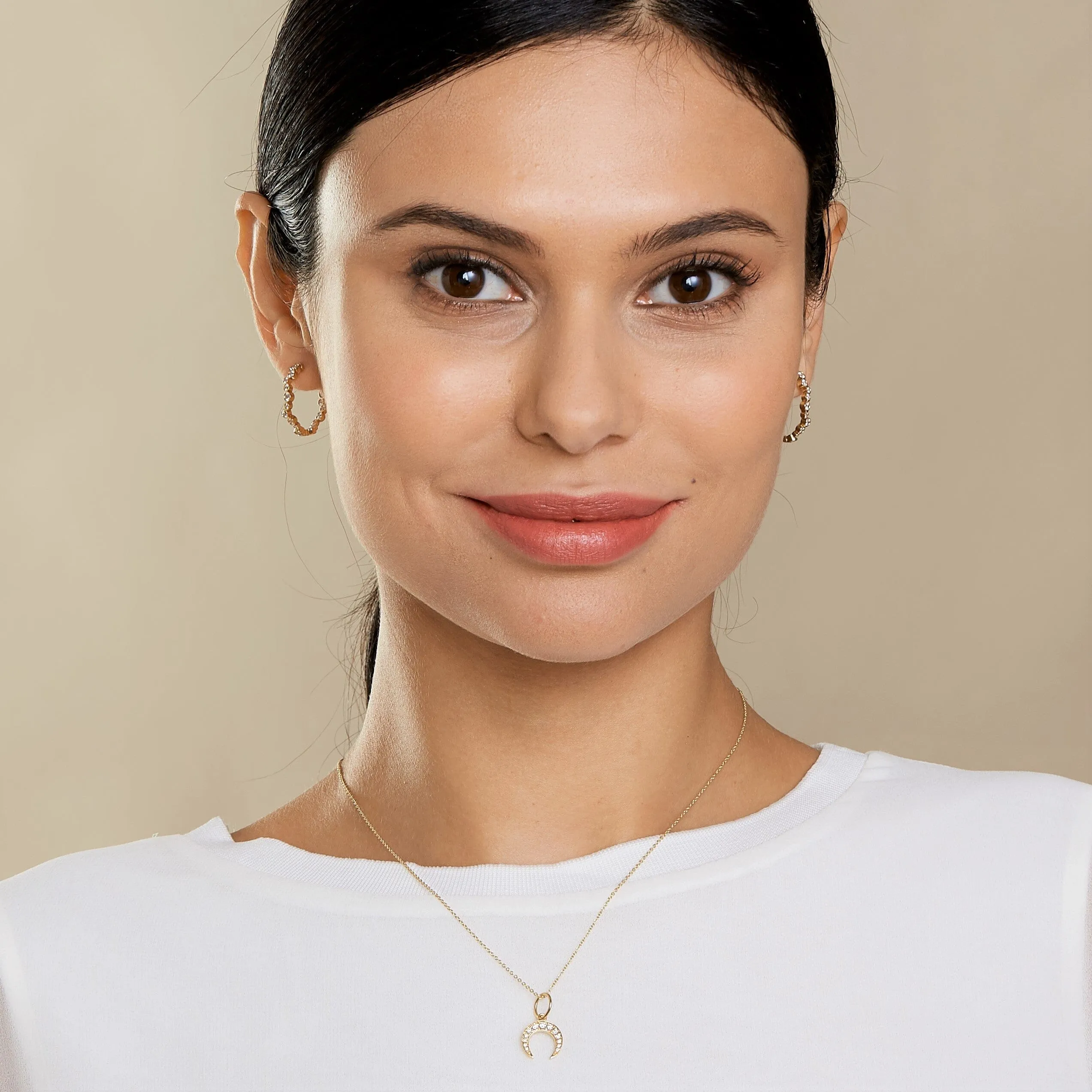 Cosmic Crescent Necklace