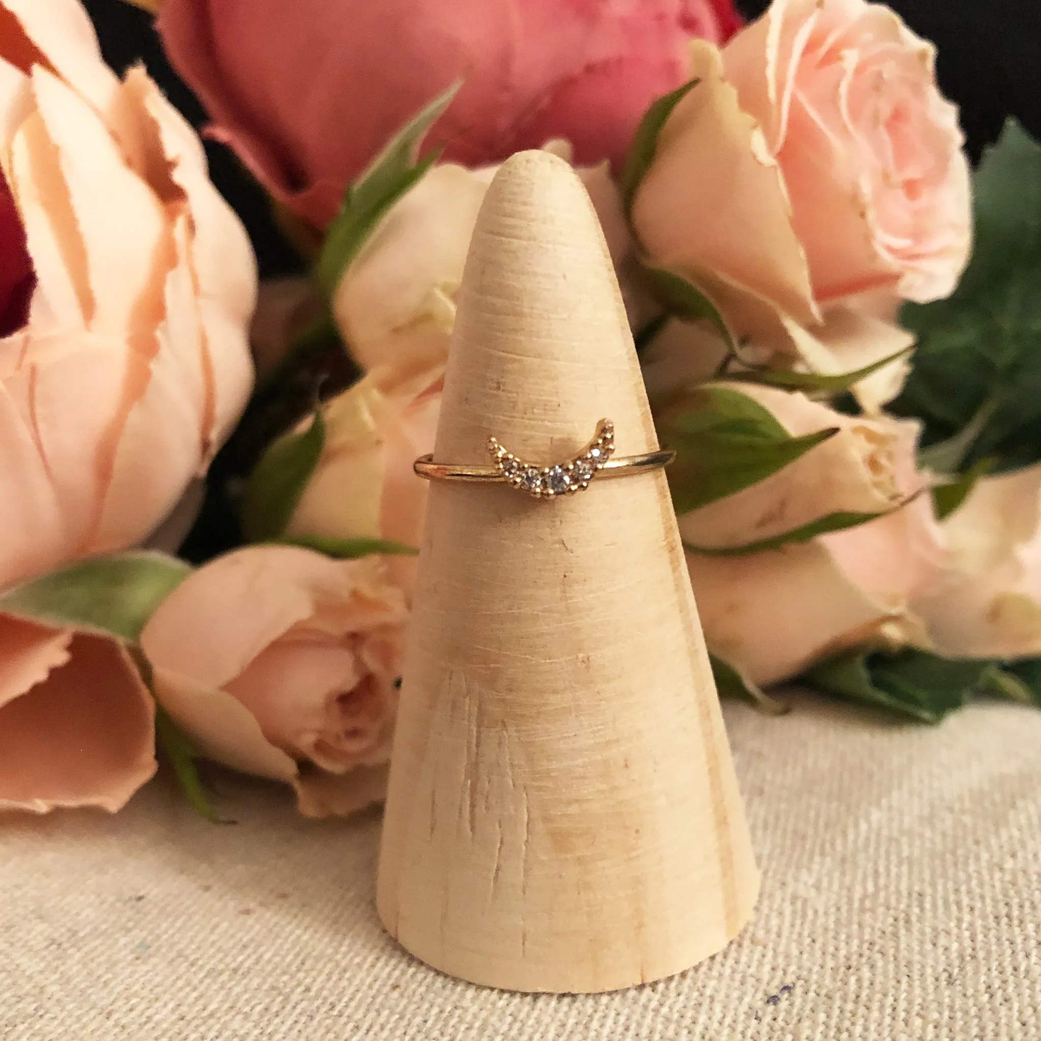 Crescent Moon Ring