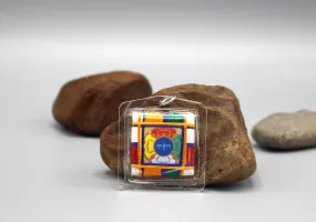 Double Dorjee Khunthup Tibetan Sunkhor Amulet