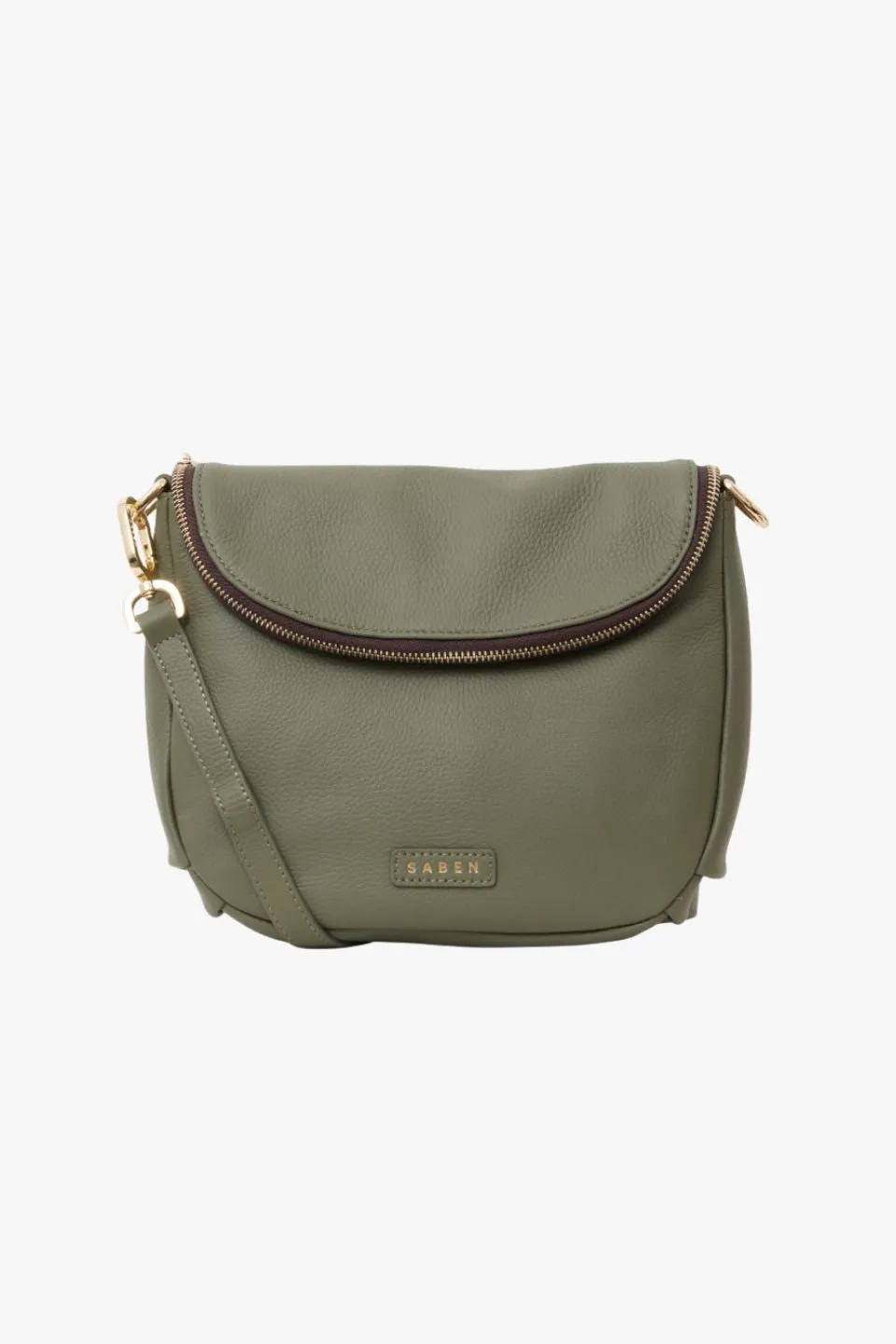 FiFi Cactus Leather Shoulder Bag