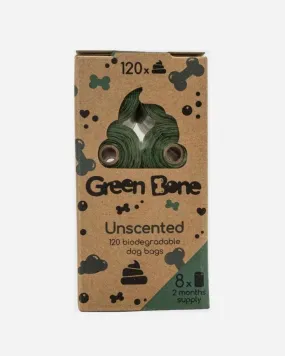 Green Bone Unscented - 8 rolls (120 bags)