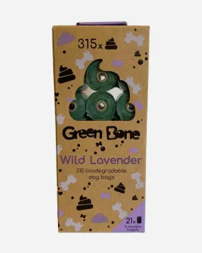 Green Bone Wild Lavender - 21 rolls (315 bags)