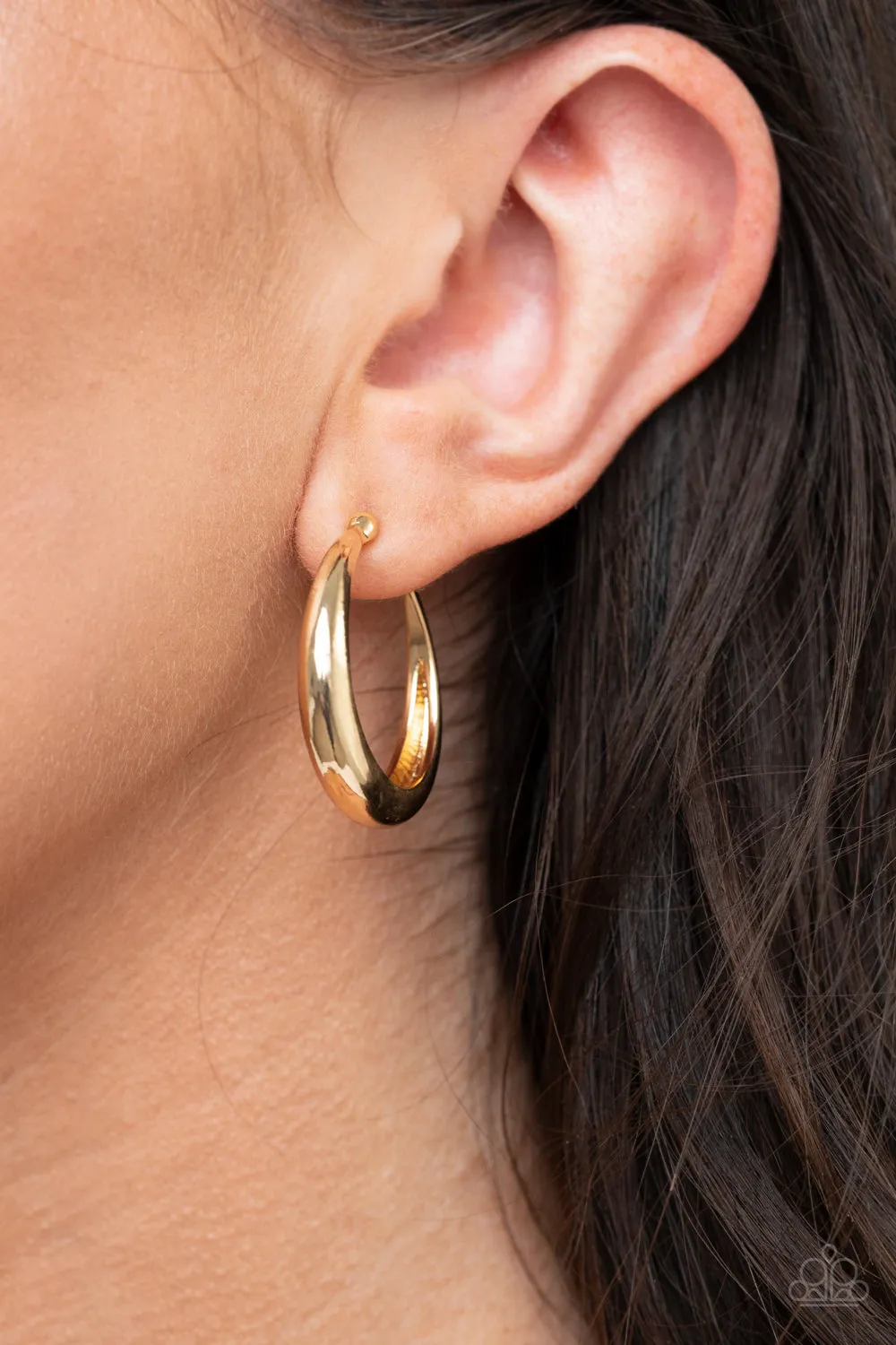 Lay It On Thick - Gold Earring