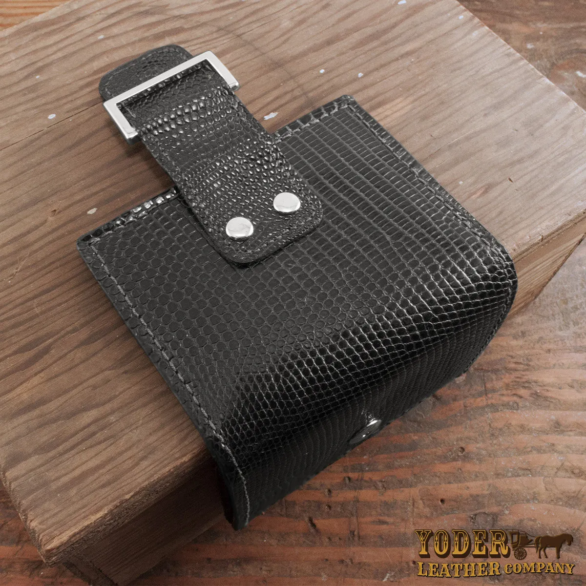 Lizard Black Women's Wallet