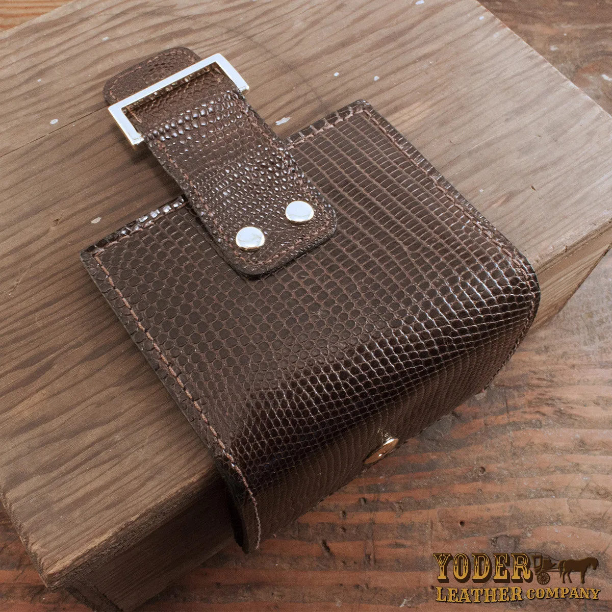Lizard Brown Women's Wallet