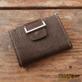 Lizard Brown Women's Wallet
