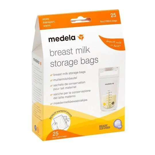 Medela Breastmilk Storage Bags 180ml Bags
