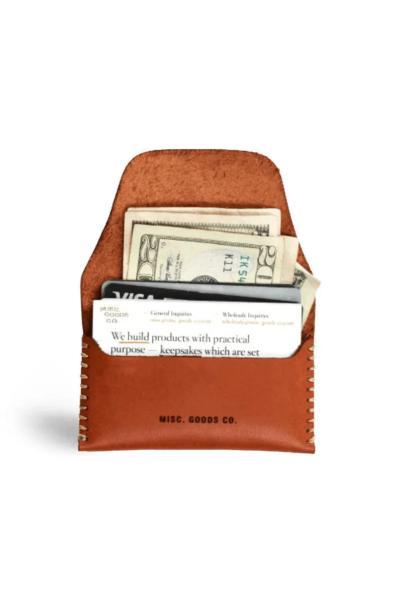 Misc. Goods Co. Tuck Slim Wallet V2 in Golden