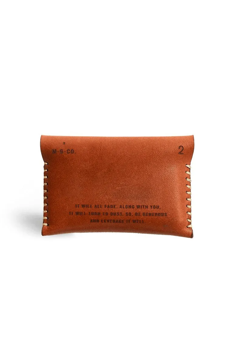 Misc. Goods Co. Tuck Slim Wallet V2 in Golden