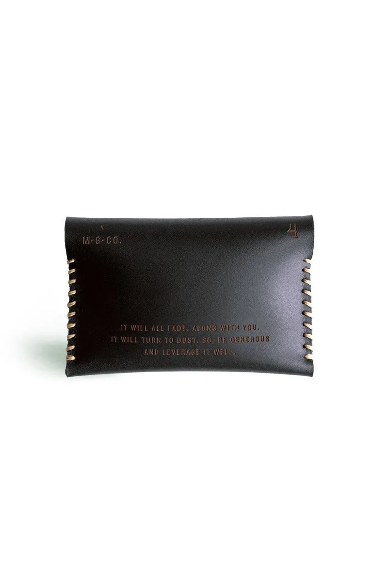 Misc. Goods Co. Tuck Slim Wallet V4 in Carbon
