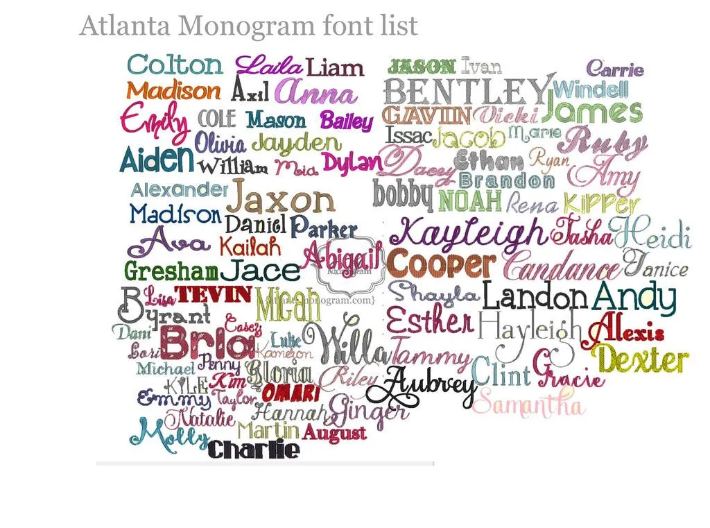Monogrammed Coral Vine Duffel Bag by Atlanta Monogram