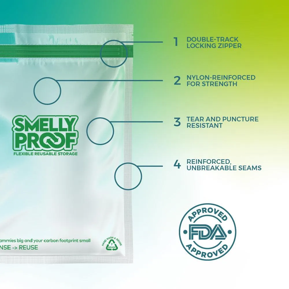 Reusable Clear Stand-Up Heavy Duty Bags