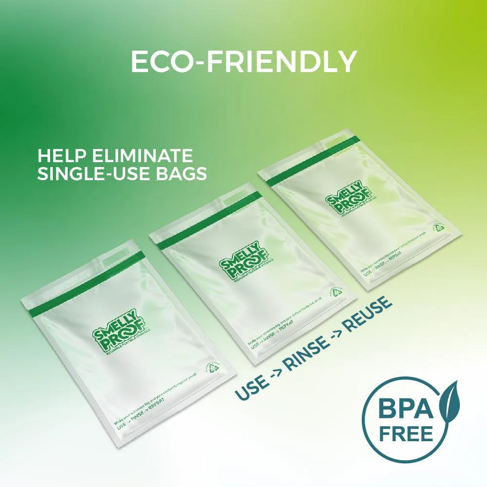 Reusable Clear Stand-Up Heavy Duty Bags