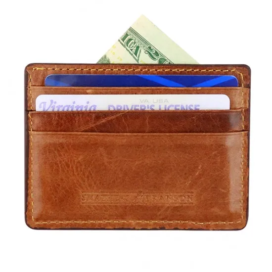 Smathers & Branson Anchor Needlepoint Card Wallet