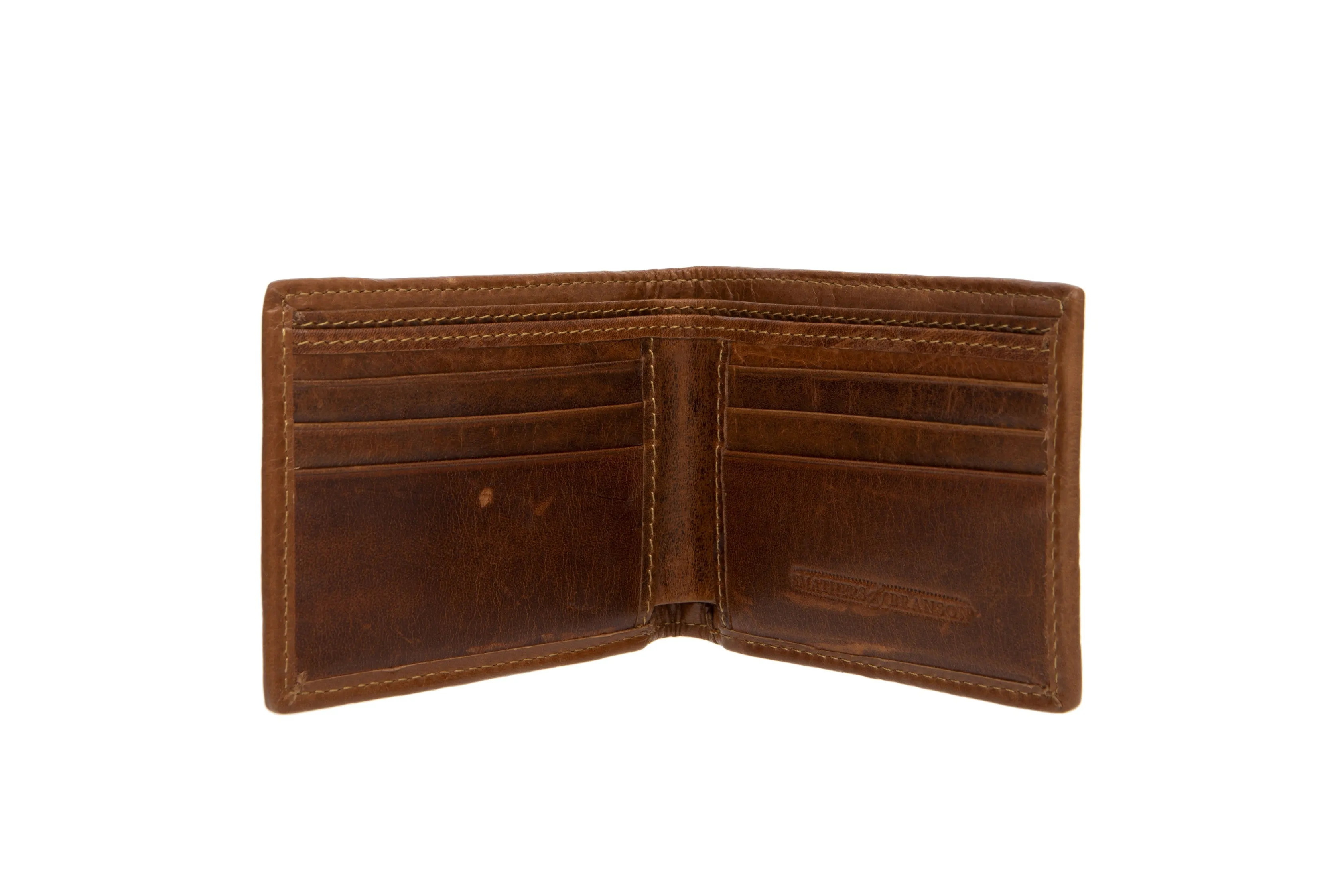 Smathers & Branson Fox Needlepoint Bi-fold Wallet