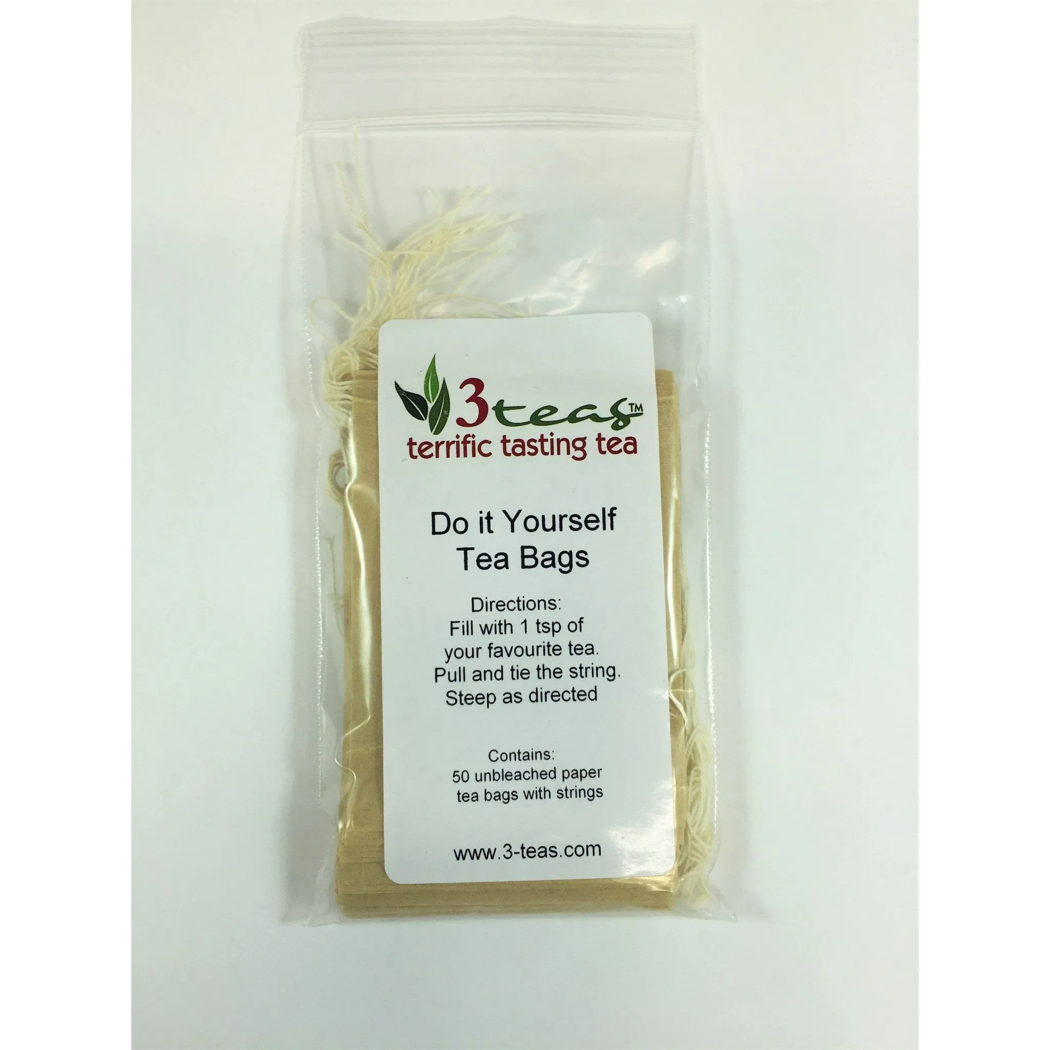 Unbleached Tea Bags With Strings