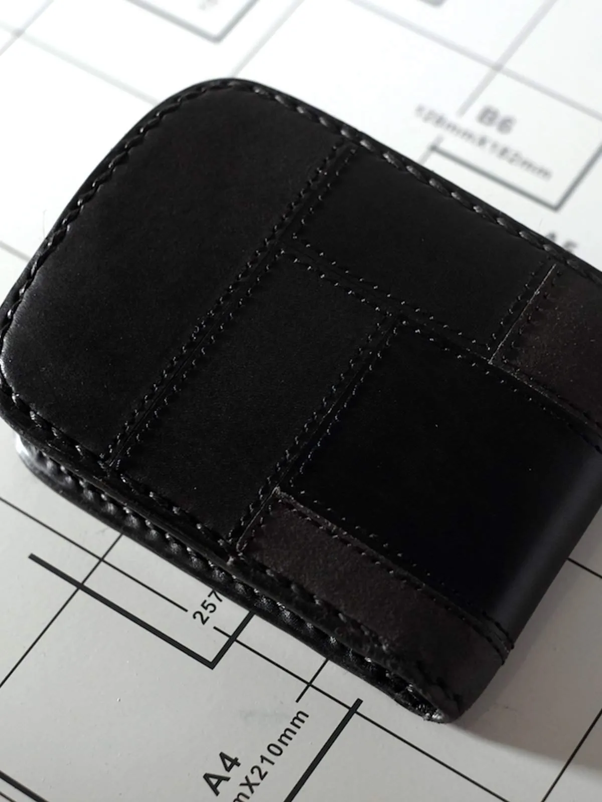 Voyej Vessel Vestigial Shades Of Black Short Wallet