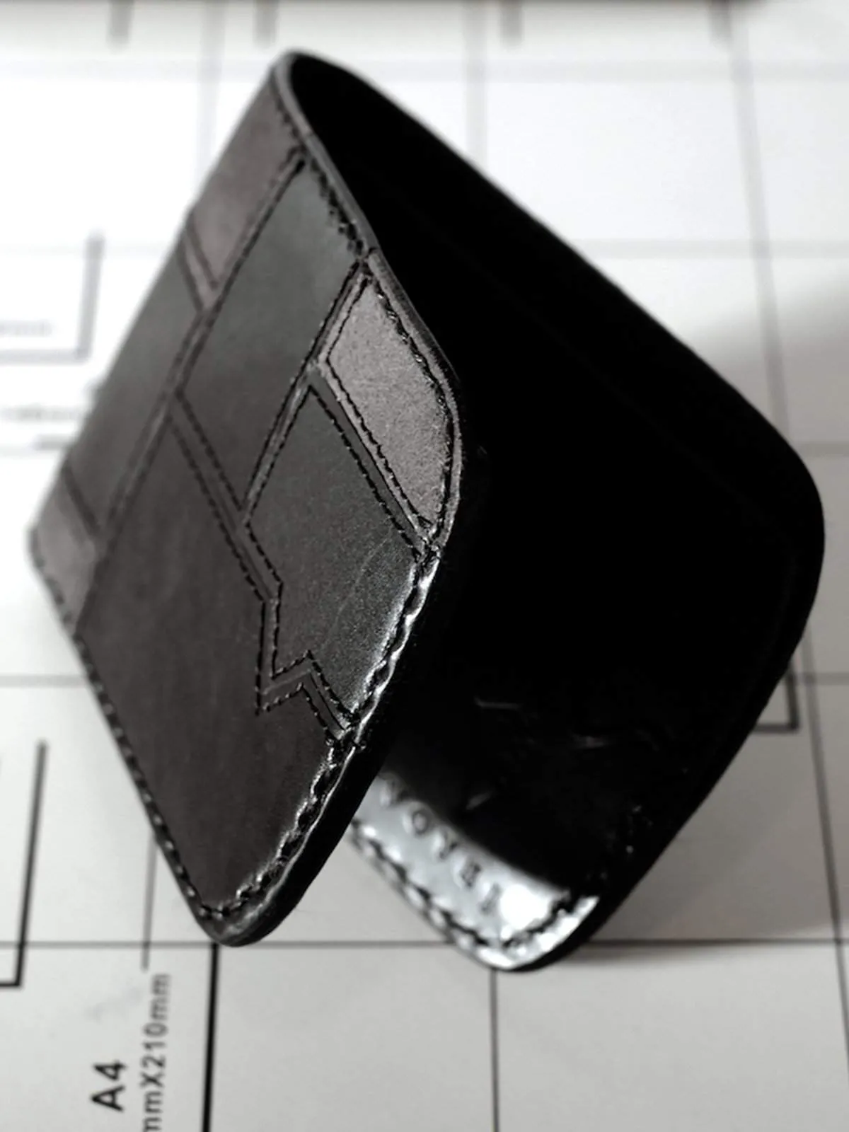 Voyej Vessel Vestigial Shades Of Black Short Wallet